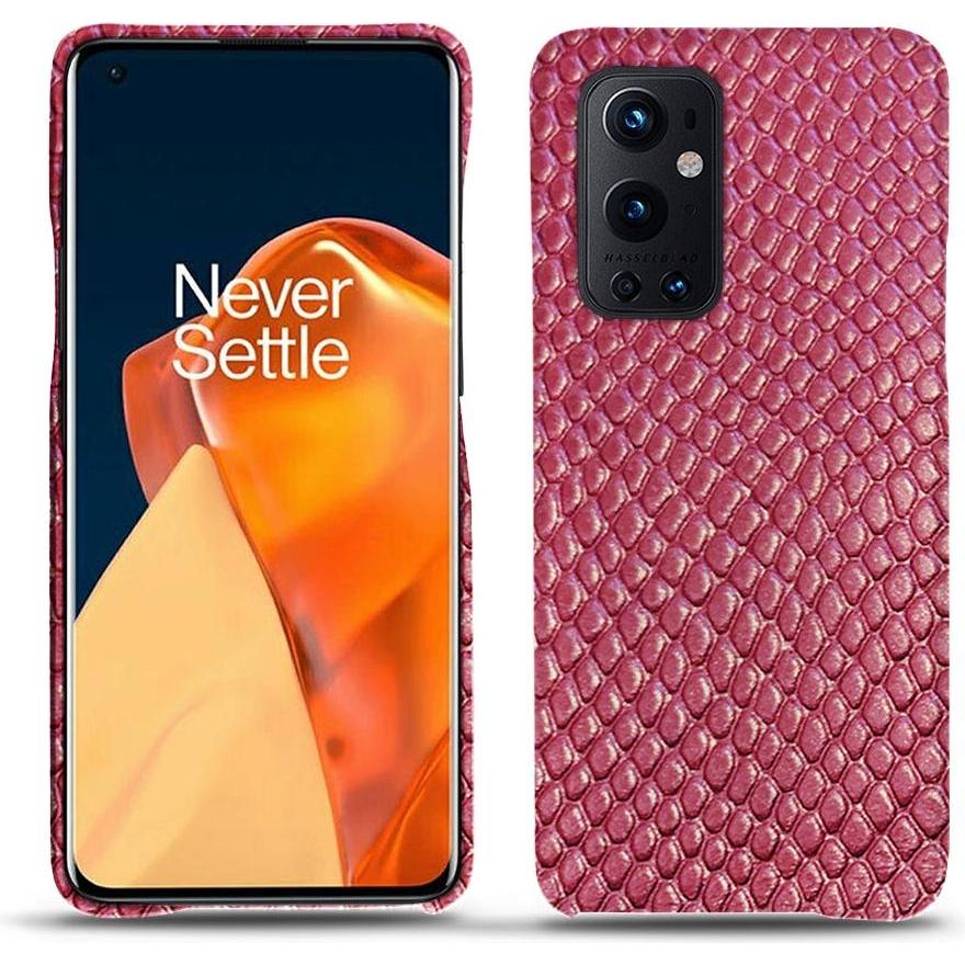 Noreve Lederschutzhülle (OnePlus 9 Pro), Smartphone Hülle, Rosa