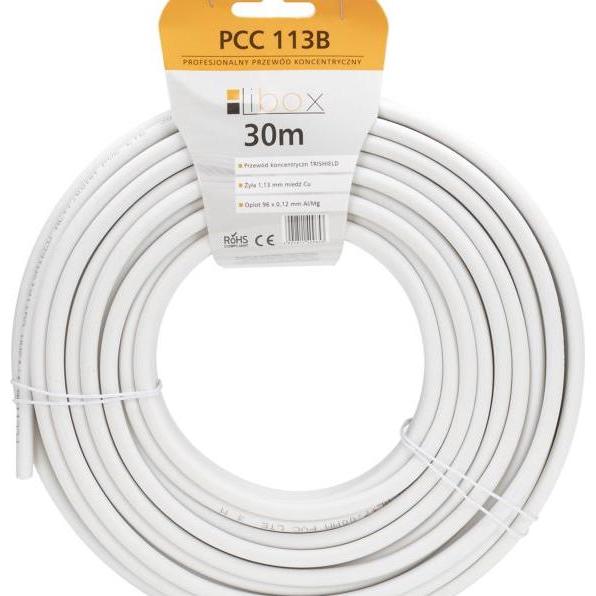 Libox Kabel SAT Coaxial PCC113B /30m (Cavi SAT), Cavo antenna