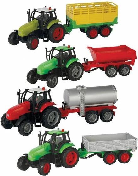 Produktbild Sombo Traktor mit Trailer Light & Sound 1:32