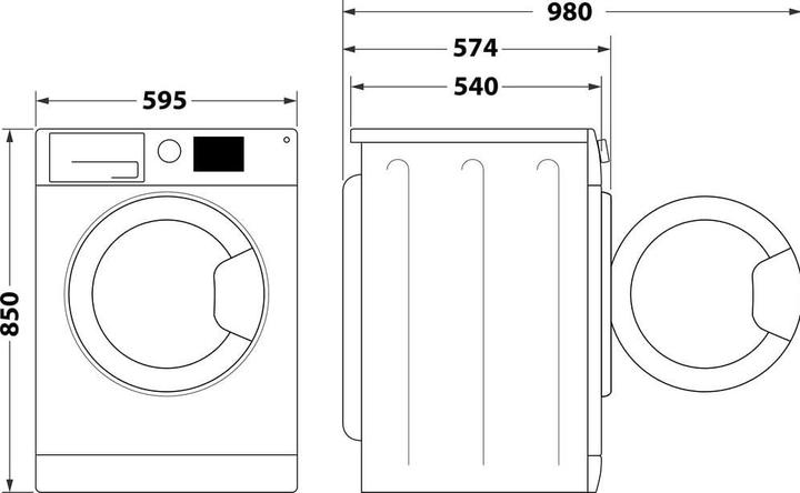 Actual product image Bauknecht Bauk WaTr WATK Pure 96 43 N D