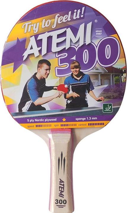 Actual product image Atemi New 300 concave table tennis racket