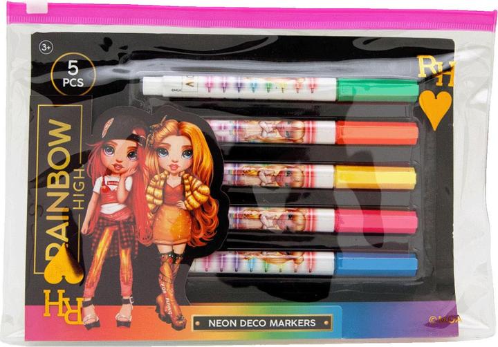 Feutres néon Rainbow High, 5 pcs. (5x)