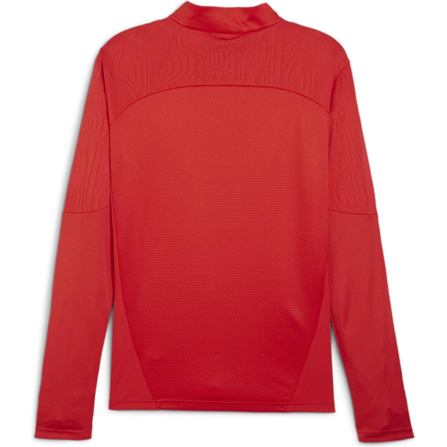 Thumbnail - Puma, Herren, Laufjacke, teamFINAL Training 1/4 Zip Top (L), Rot, L
