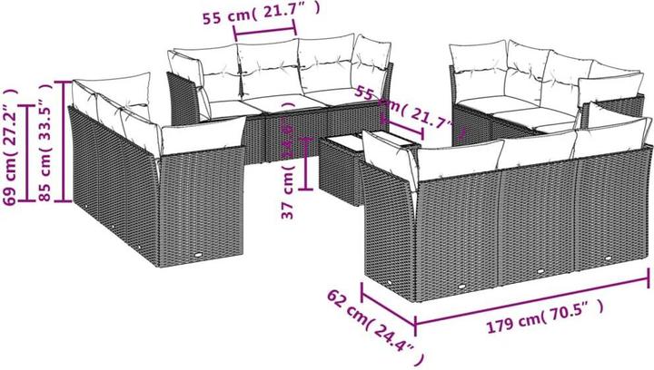 Produktbild vidaXL Kasen
