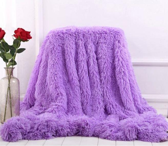 Produktbild MU Style Shaggy Series Kuscheldecke