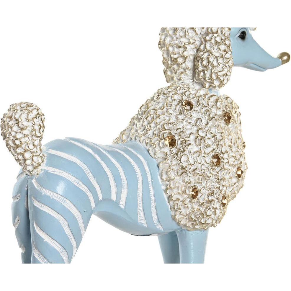 DKD Home Decor, Deko Objekt, Deko-Figur Scandi 25 x 8 x 27,5 cm Blau Rosa (2 Stück)