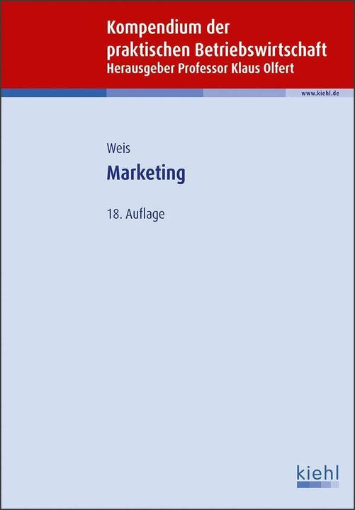 Produktbild Marketing (Deutsch, Hans Christian Weis, Klaus Olfert, 2018)