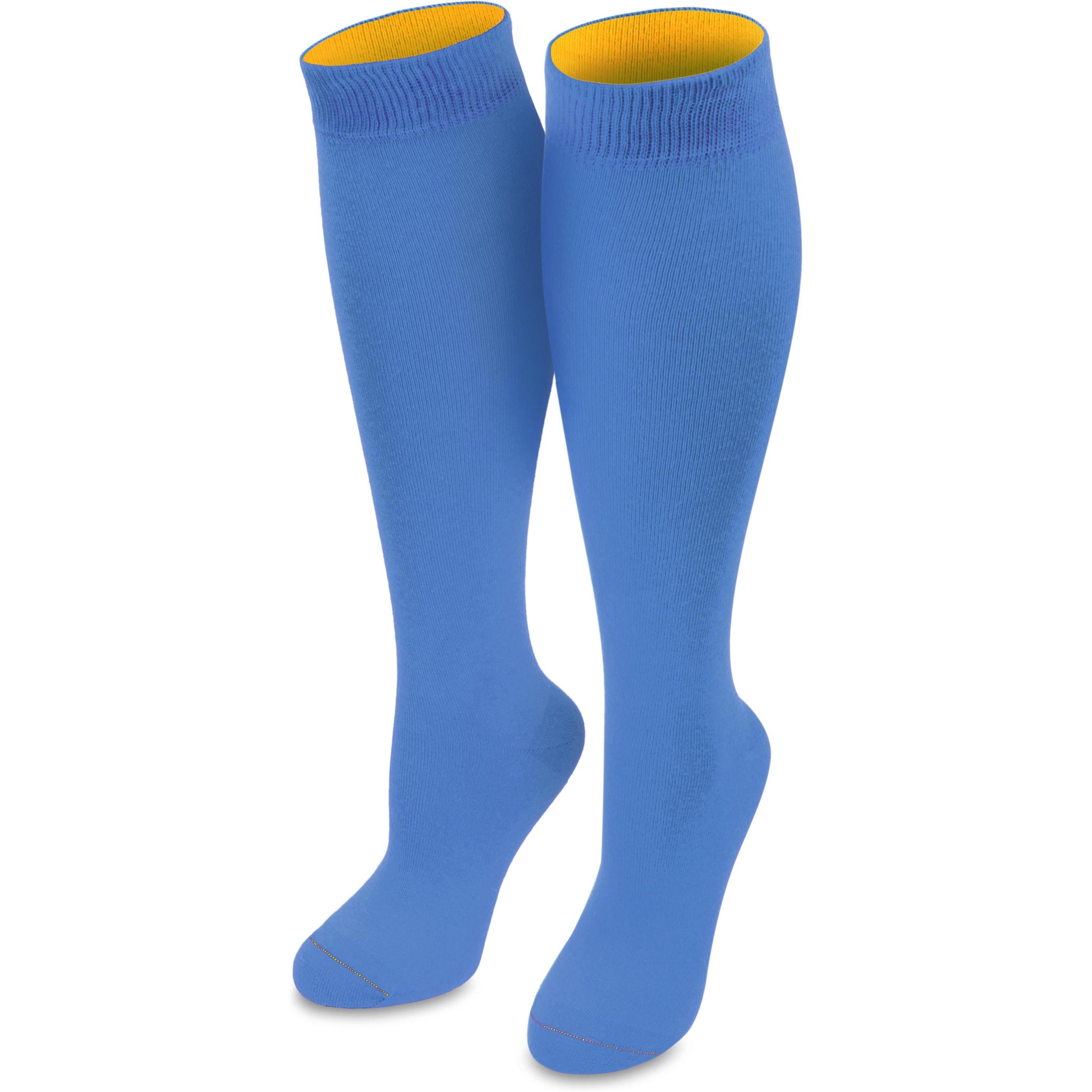 Thumbnail - Normani, Herren, Socken, 1 Paar Kniestrümpfe Bi-Color, Blau, (Einzelpack, 39 - 42)