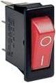 Produktbild Arcolectric Wippschalter 1P sw E-A 27x12mm bel rot