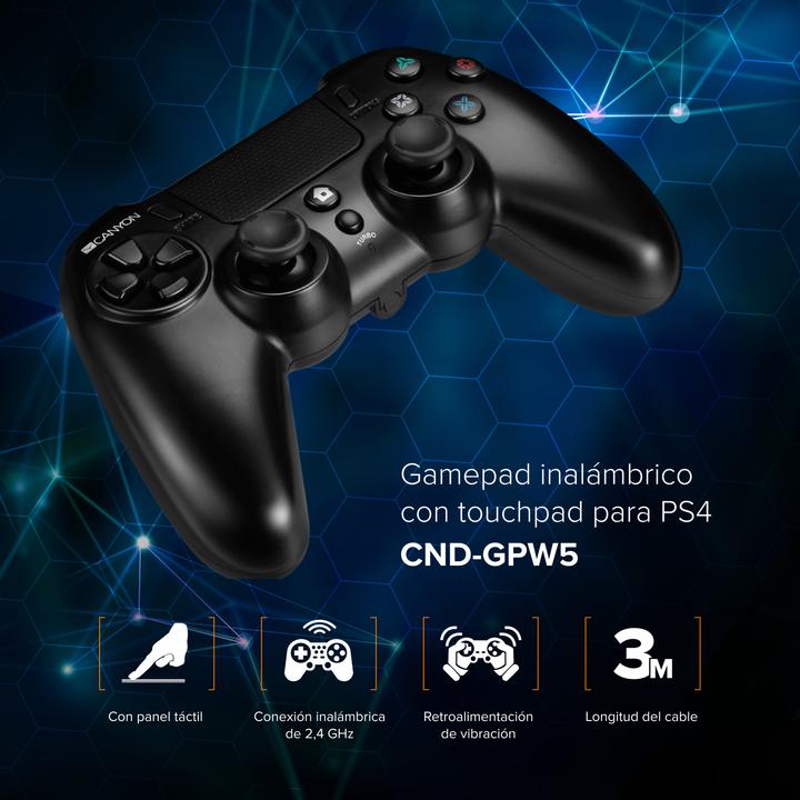 Produktbild Canyon Gamepad GP-W5 wireless PS4 (PS4)