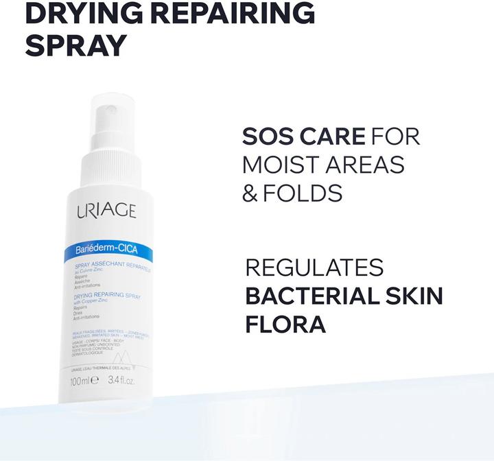 Image du produit Uriage Spray Bariéderm Cica (Crème pour le corps, 100 ml)