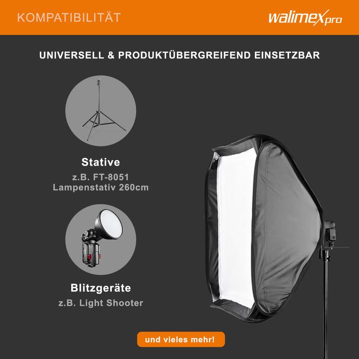 Produktbild Walimex Magic Softbox 60x60cm (Softbox, 60 cm)