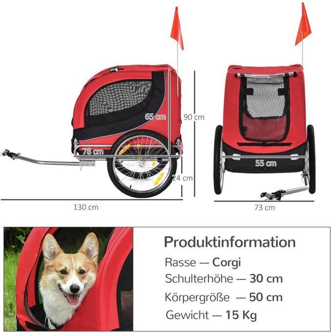 Image du produit Jamb Remorque pour chiens