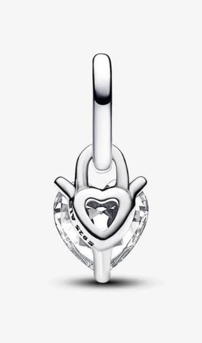 Image du produit Pandora ME Trou de serrure Coeur Mini (Argent massif, Émail)