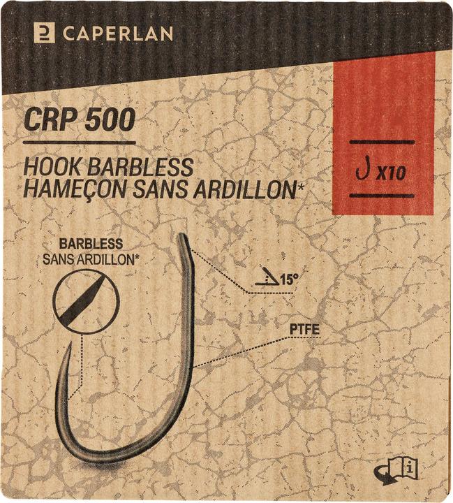 Actual product image Caperlan Hooks without barbs