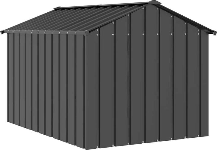 Actual product image vidaXL Dog kennel with roof 113x153x101 cm Galvanised steel (Dog house)