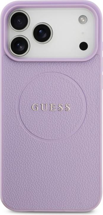 Productafbeelding Guess - Grained Gold Ring MagSafe (GUHMP17XPGHSMMU) - iPhone 17 Pro Max - Purple (Apple iPhone 17 Pro Max)