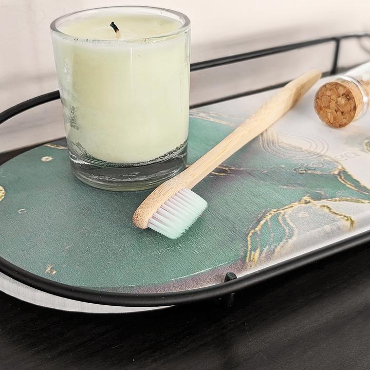 Immagine prodotto Stonea Makea Vassoio per il trucco in oro Nettuno