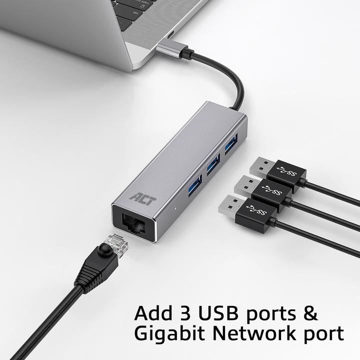 Produktbild ACT AC7055 (USB-C, 3 Ports)