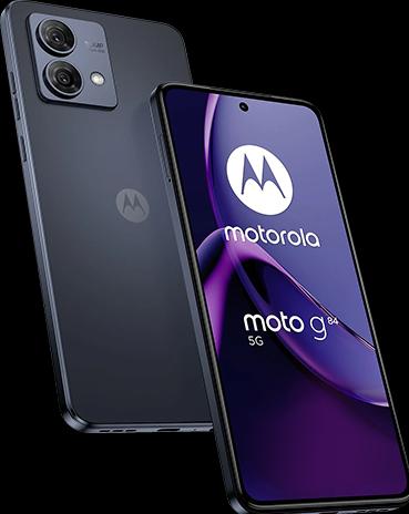 Actual product image Motorola Moto G84 (256 GB, Midnight Blue, 6.50", Hybrid Dual SIM, 5G)