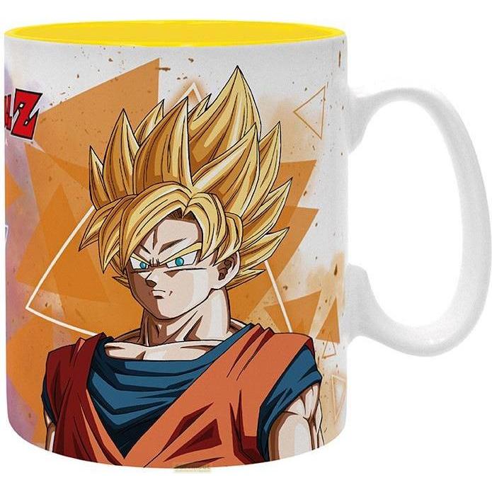 Abystyle Multicolore Dragon Ball Tazza 460Ml Subli: Dbz Goku Vs Vegeta, Tazze,
