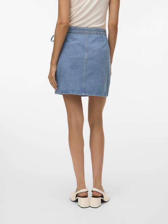 Produktbild Vero Moda Vmliza Mr Short Denim Wrap Skirt Ga Noos (M)