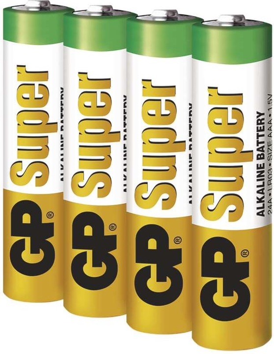 Produktbild GP Batteries Super Alkaline (4 Stk., AAA, 2400 mAh)