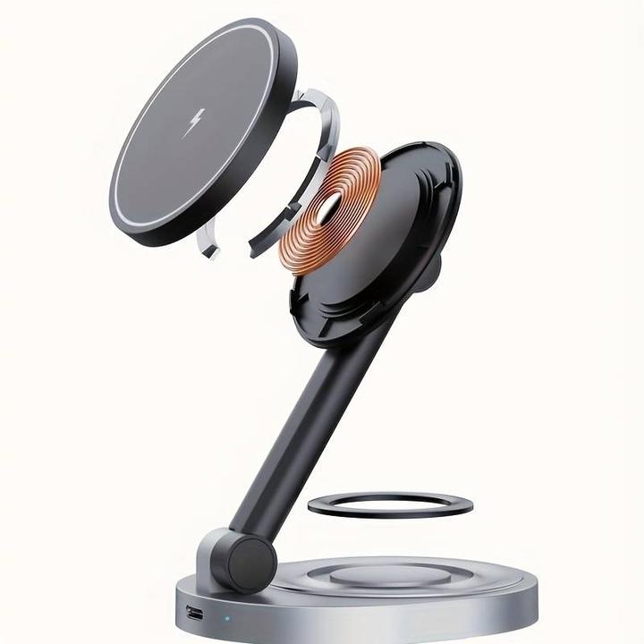 Produktbild PhoneLook Ladestation 15W faltbare magnetische 2in1 MagSafe Station für iPhone und AppleWatch (15 W)