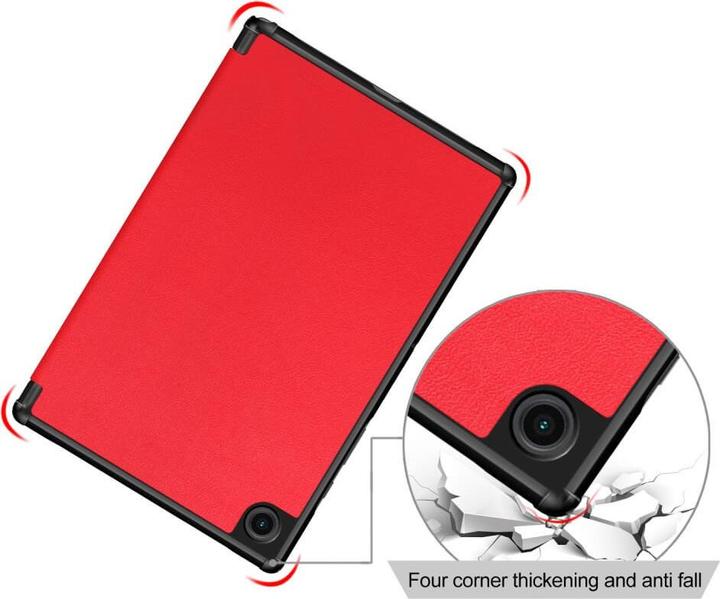 Productafbeelding Cover-Discount Galaxy Tab A7 Lite - Drievoudige Smart Case rood (Galaxy Tab A7 Lite)