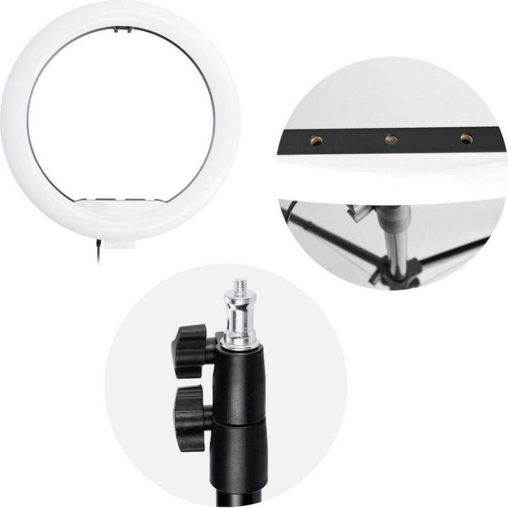 Immagine prodotto Techonic Lampada selfie LED da 13 pollici con supporto estensibile da 185 cm