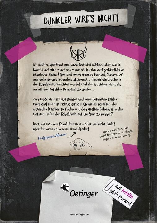 Produktbild KoboldKroniken 4. Drachenjagd im Dunkeln (Deutsch, Daniel Bleckmann, Thomas Hussung, 2024)