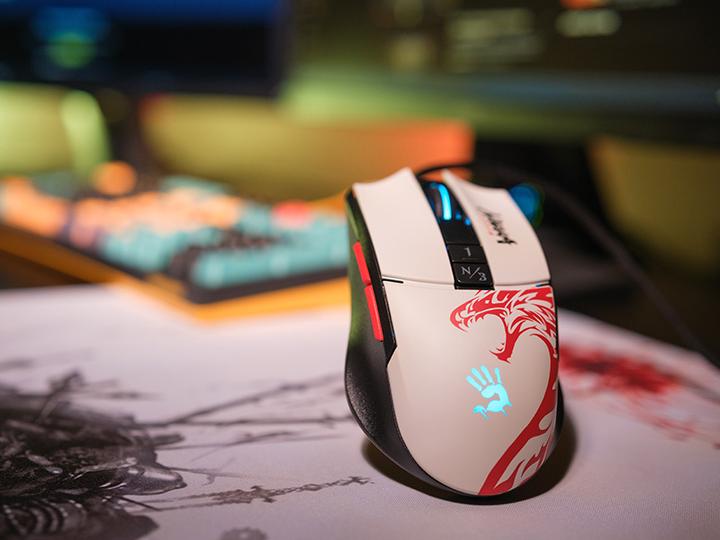 Actual product image A4Tech BLOODY L65 MAX RGB Naraka Mouse (Cable)