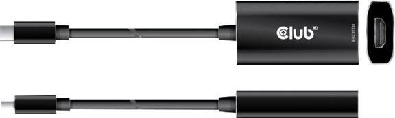 Produktbild Club 3D Club3D Adapter MiniDisplayPort > HDMI 2.1 HDR 120Hz aktiv (Mini DP, 0.60 cm)