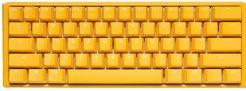 Produktbild Ducky One 3 Yellow mini gaming keyboard, RGB LED - MX-black (Deutschland, Kabelgebunden)