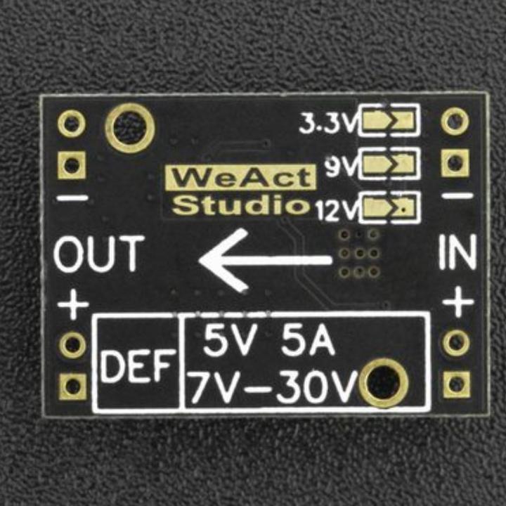 Actual product image DFRobot DC-DC Multi-Output Step-Down Buck Converter (3.3V/5V/9V/12V)