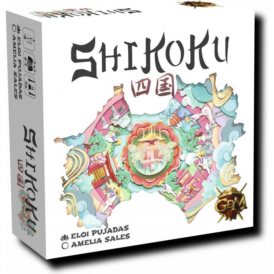 Funbot 1022575 - Shikoku - Gioco da tavolo, per 3-8 giocatori, dagli 8 anni in su. (Francese, Tedesco, 3 - 8 Giocatori)