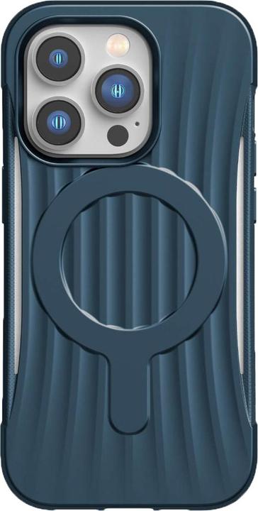 Produktbild X-Doria Raptic Clutch Case für iPhone 14 Pro Max mit blauer MagSafe-Abdeckung (Apple iPhone 14 Pro Max)