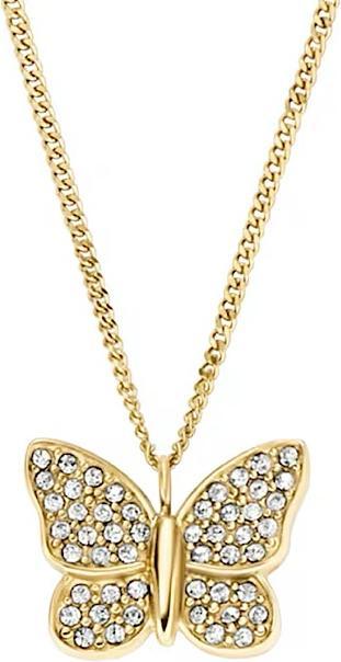 Immagine prodotto Fossil Sutton Halskette Pave Butterfly (Acciaio inossidabile, Dorato)