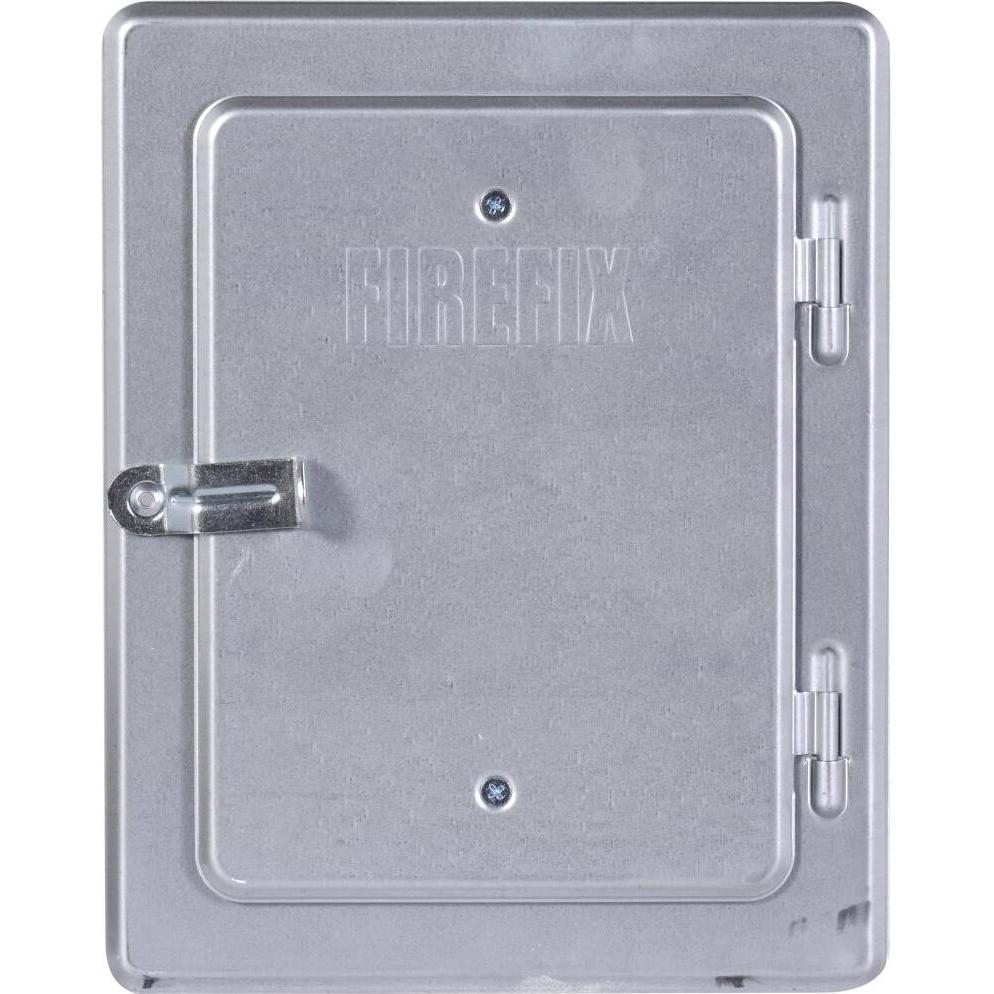 FireFix, Haardaccessoires, Schoorsteen deur 14x20cm gegalvaniseerd