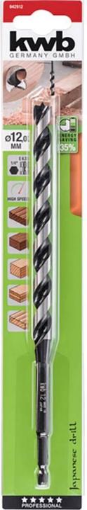 Image du produit kwb 042918 Mèche à serpentin 18 mm Longueur totale 235 mm 1/4" (6.3 mm) 1 pc. (18 millimètres)