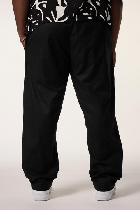 Actual product image Sthuge linen blend slip-on trousers, elasticated waist, up to 8 XL (L)
