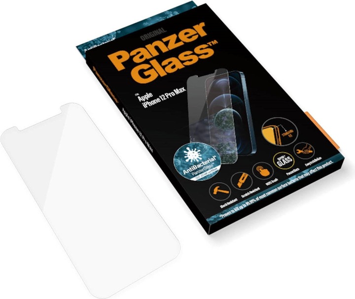 Actual product image PanzerGlass Screen Protector (1 Piece, Apple iPhone 12 Pro Max)