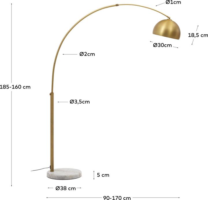 Actual product image Kave Home Madali (E27)