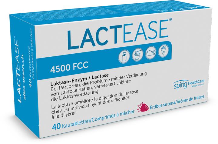 Produktbild Lactease LactoseEnzym 4500 (40 Stück, Tabletten, 40 g)