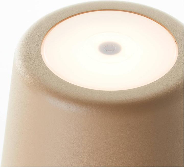 Actual product image Brilliant LED-Akku-Tischleuchte Kaami, 2 W, 310 lm, 3000 K, cappuccino, 2er Set (310 lm)