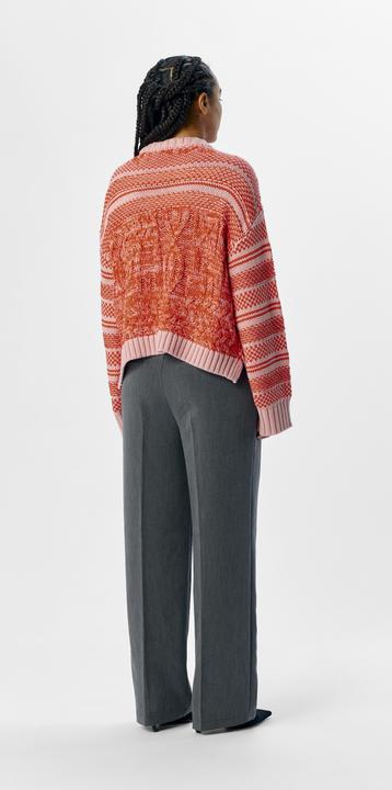 Produktbild Object Gemusterter Strickpullover (M)