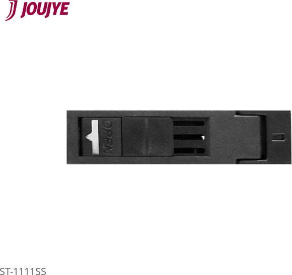 Actual product image Joujye ST-1111SS SATA mobile rack 8.9cm 3.5inch black for 6.4cm 2.5inch HDD SATA SAS