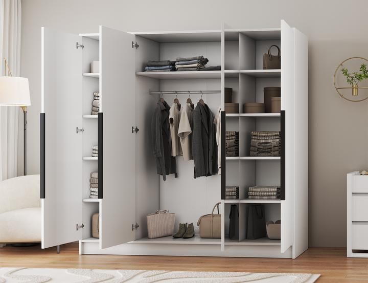 Produktbild ADRK Furniture Lunara 200 Drehtürenschrank (200 x 51 x 200 cm)