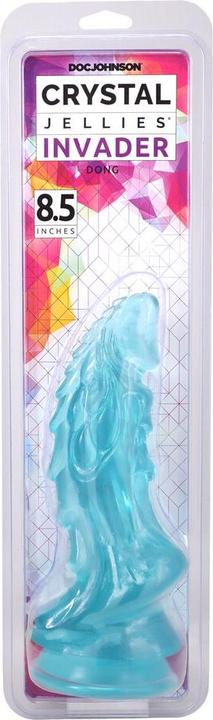 Produktbild Doc Johnson Invader - Fantasy Dildo - 8.5 / 21,6 cm - Teal