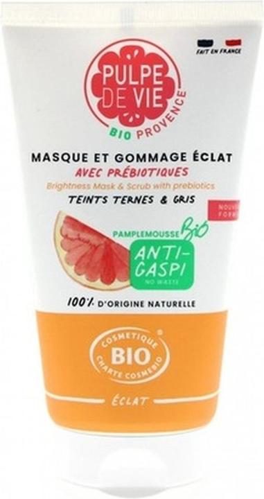 Markenlos Pulpe De Vie Süsse Strahlkraft Bio Maske und Peeling (150 ml)